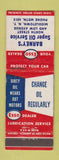 Matchbook Cover - Esso oil gas Barney's Middletown NY