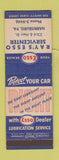 Matchbook Cover - Esso oil gas Ray's Harrisburg PA