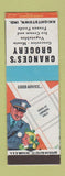 Matchbook Cover - Chance's Grocery Knightstown IN