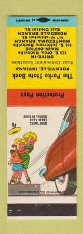Matchbook Cover - Parke State Bank Rockville IN