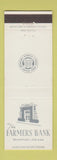 Matchbook Cover - Farmers Bank Frankfort IN