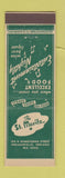 Matchbook Cover - St Mortiz Restaurant Indianapolis IN