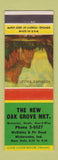 Matchbook Cover - New Oak Grove Market Mishawaka IN
