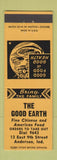 Matchbook Cover - The Good Earth Restaurant Anderson IN