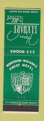 Matchbook Cover - Hotel Elkhart IN