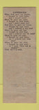 Matchbook Cover - Angelo's Service oil gas New Orleans LA