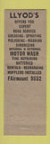 Matchbook Cover - Lloyd's Service oil gas Cleveland Heights OH