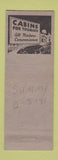 Matchbook Cover - Kline's Service Station oil gas Sinking Springs PA