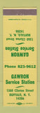 Matchbook Cover - Gawron Service Station oil gas Buffalo NY