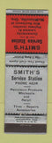 Matchbook Cover - Smith's Service Station oil gas McMinnville OR oil gas