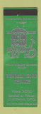 Matchbook Cover - Randall Blvd Service oil gas Cheyenne WY Conoco