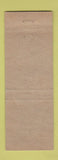 Matchbook Cover - RE Wilt Service Station oil gas Juniata Altoona PA