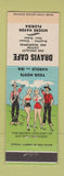 Matchbook Cover - Dravis Cafe Moroe Haven FL Hillbilly