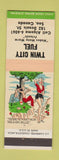 Matchbook Cover - Twin city Fuel Sault Ste Marie ON Hillbilly