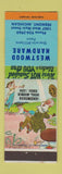 Matchbook Cover - Westwood Hardware Fremont MI Sherwin Williams Paint Hillbilly