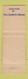 Matchbook Cover - Johnson City Antiques Rubye Lee Reno Johnson City TX Hillbilly