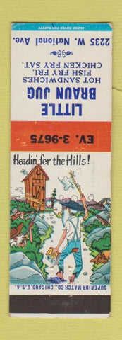 Matchbook Cover - Little Braun Jug Hillbilly