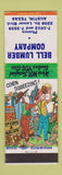 Matchbook Cover - Bell Lumber Company Austin TX Hillbilly