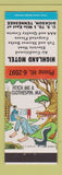 Matchbook Cover - Highland Motel Dickson TN Hillbilly