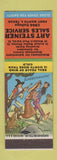 Matchbook Cover - Art Steiner Sales Matchbooks Fort Worth TX Hillbilly