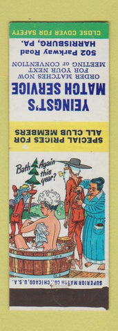 Matchbook Cover - Yeingst's Match Service Harrisburg PA Hillbilly