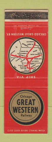 Matchbook Cover - Chicago Great Western Railroad WEAR