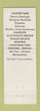 Matchbook Cover - Tahneta Inn Brandt's Texaco oil gas WORN