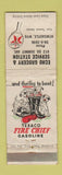 Matchbook Cover - Echo Grocery Texaco oil gas Newcastle WY POOR