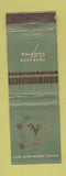 Matchbook Cover - Vista Del Arroyo Hotel Pasadena CA WORN