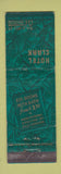 Matchbook Cover - Hotel Clark Los Angeles CA WORN