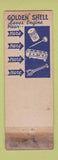 Matchbook Cover - Shell oil gas Becker's  WORN
