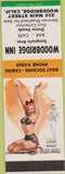 Matchbook Cover - Woodbridge Inn CA pinup