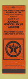 Matchbook Cover - Derry Star Texaco oil gas Monterey Park CA