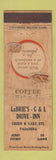 Matchbook Cover - LaBrie's G&L Drive Inn Pasadena CA WEAR