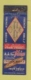 Matchbook Cover - Taix French Bread WORN