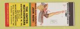 Matchbook Cover - United Matchonians Match Club Sisterville WV pinup