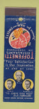 Matchbook Cover - Toffenettis Restaurants New York City Chicago IL