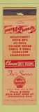 Matchbook Cover - Fix's Shell oil gas Springfield OH WORN