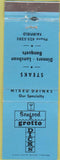 Matchbook Cover - Seafood Grotto Dick's Fairfield CA blue