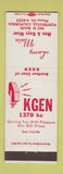 Matchbook Cover - KGEN Radio Porterville CA Larry Main Men's Clothes