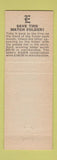 Matchbook Cover - KGEN Radio Porterville CA Larry Main Men's Clothes