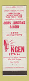 Matchbook Cover - KGEN Radio Rich's Spudnut Shop Delano CA