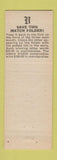 Matchbook Cover - KGEN Radio Peebles Poultry Delano CA low phone #
