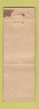 Matchbook Cover - University Lunch Laramie WY FEDERAL LONG POOR