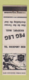 Matchbook Cover - Peg Leg Rockport MA pirate