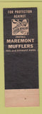 Matchbook Cover - Maremont Mufflers Washington NC Morehead City WEAR