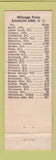 Matchbook Cover - Harold's Texaco oil gas Salmon Arm BC WEAR