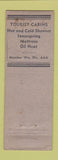 Matchbook Cover - FE Demmer Texaco oil gas Gotham WI POOR STRIKER WORN