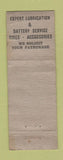 Matchbook Cover - Brand's Brookside Union oil gas Pasadena CA POOR
