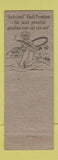 Matchbook Cover - Shell oil gas Robert Working Fort Wayne IN WEAR